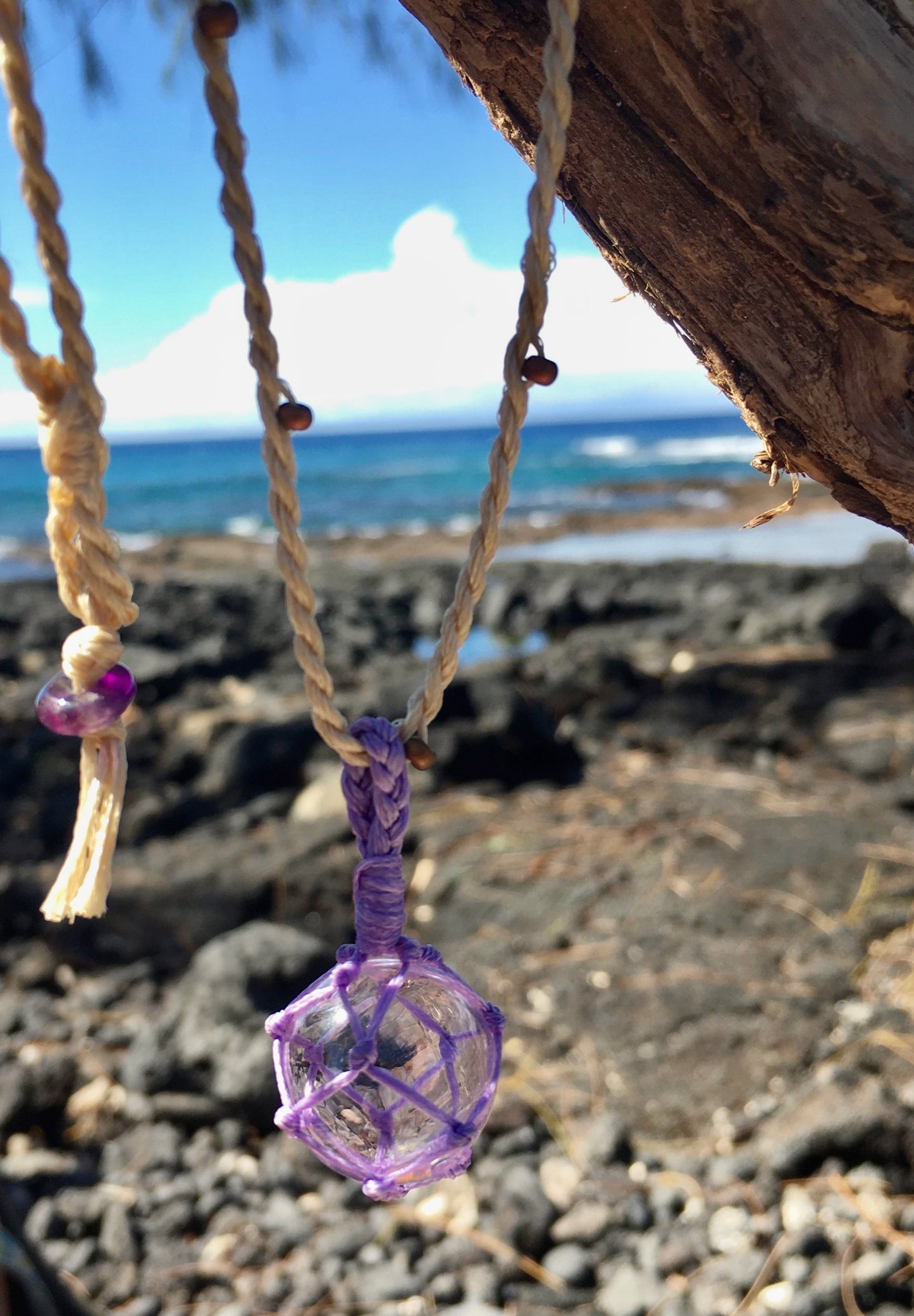 Glass “Buoy” Necklace