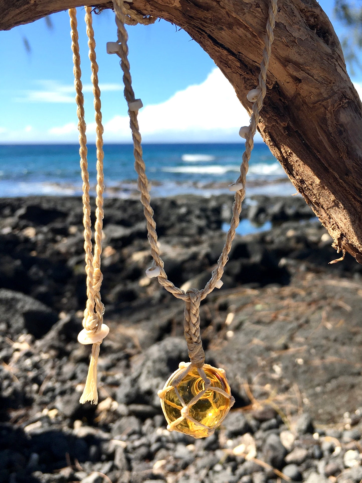 Glass “Buoy” Necklace