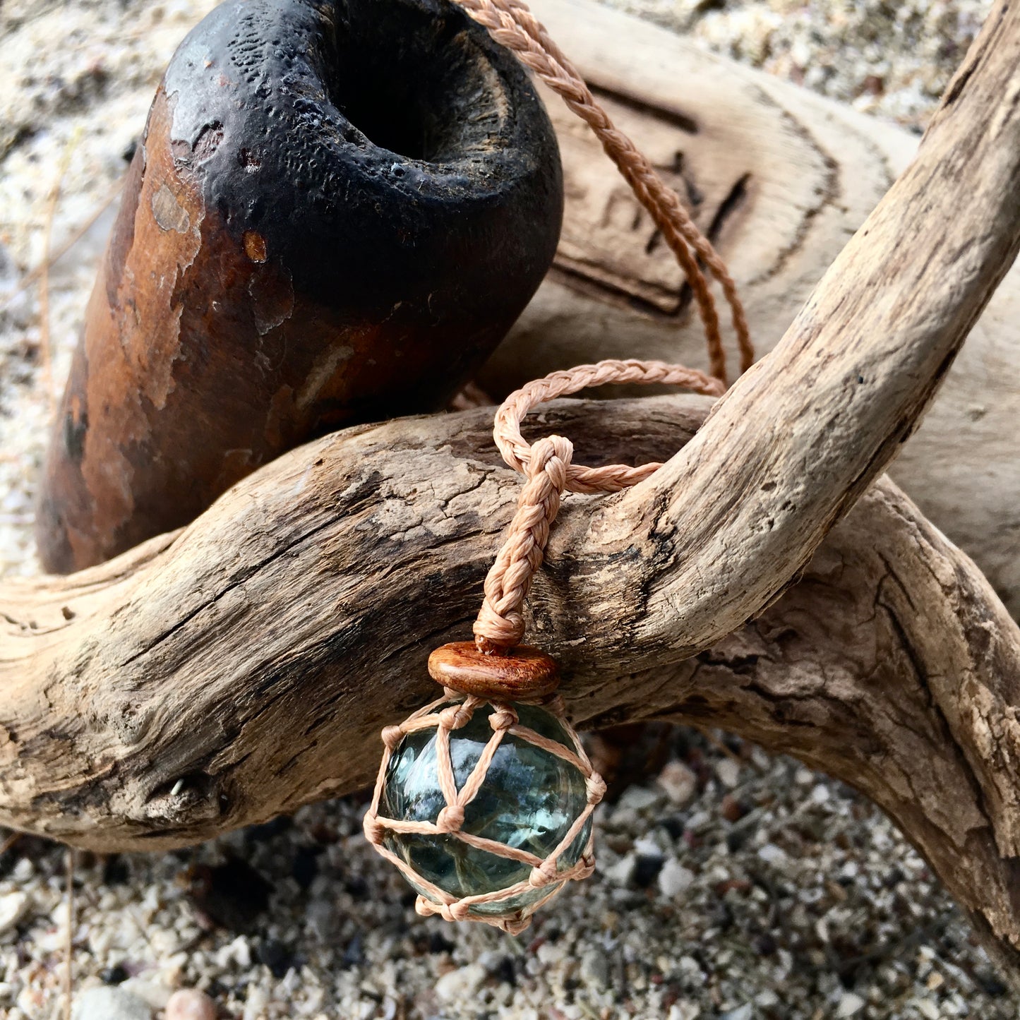 Glass “Buoy” Necklace