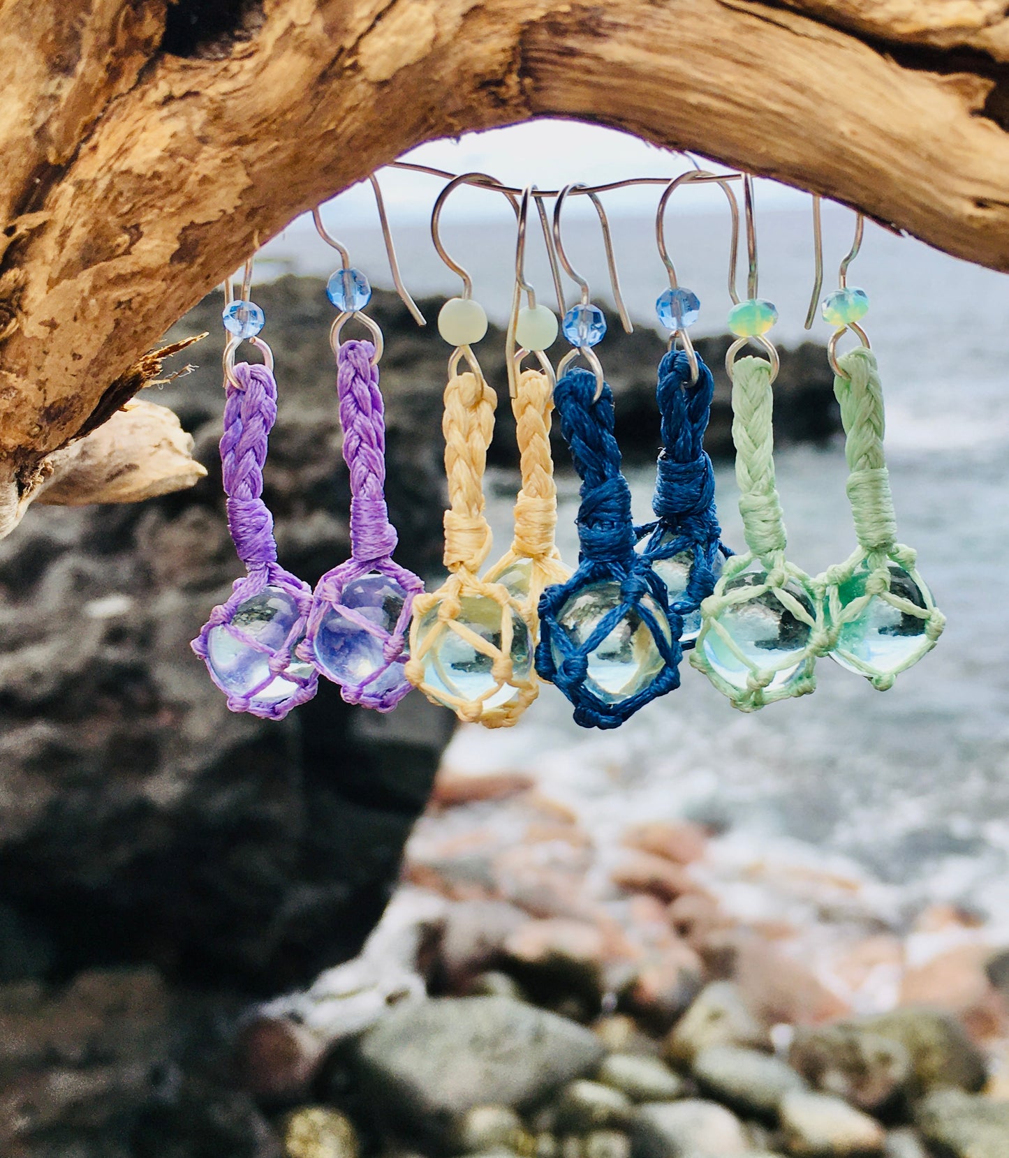 Glass “Buoy” Earrings