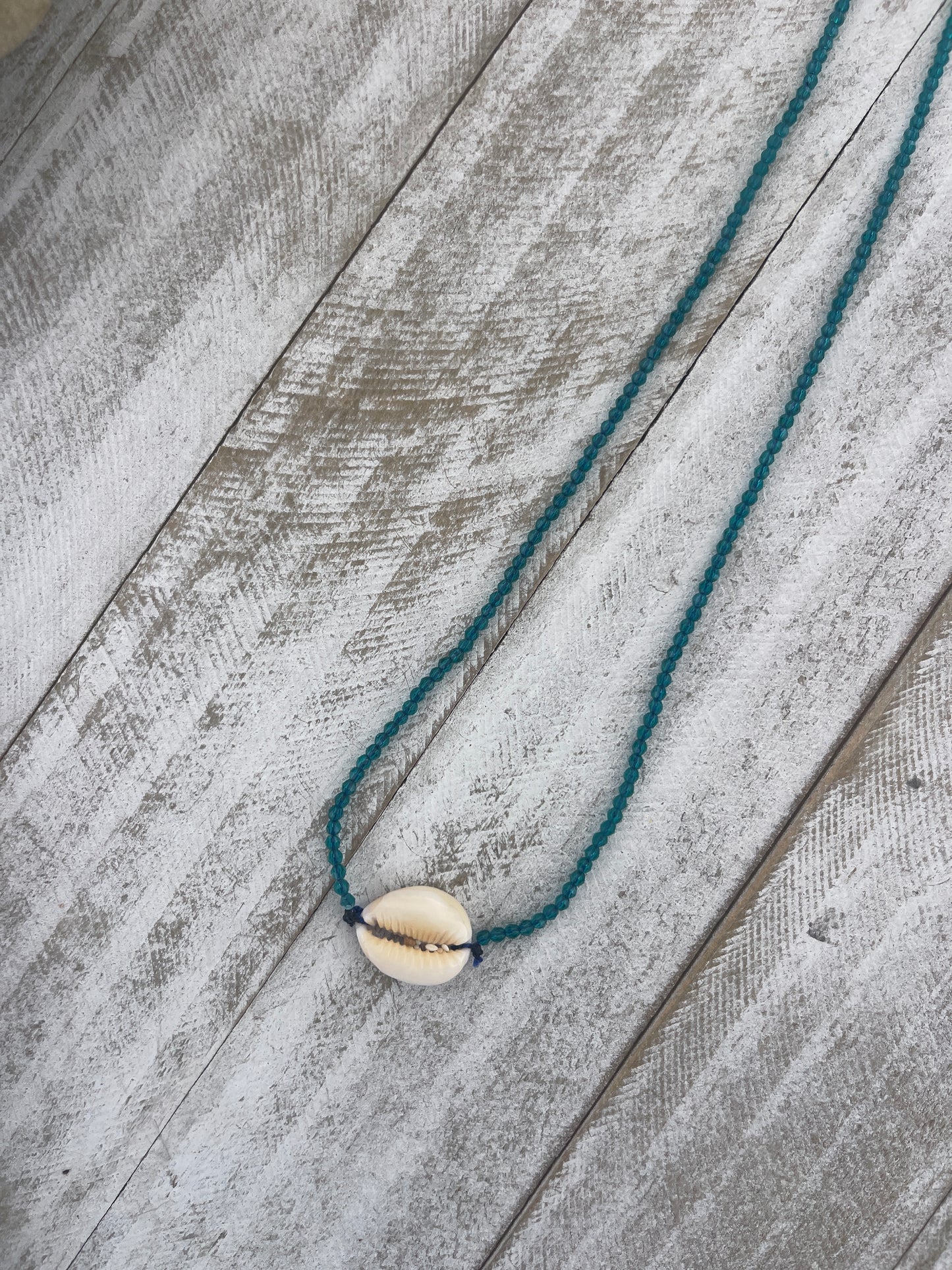 Cowry Shell Beaded Necklace