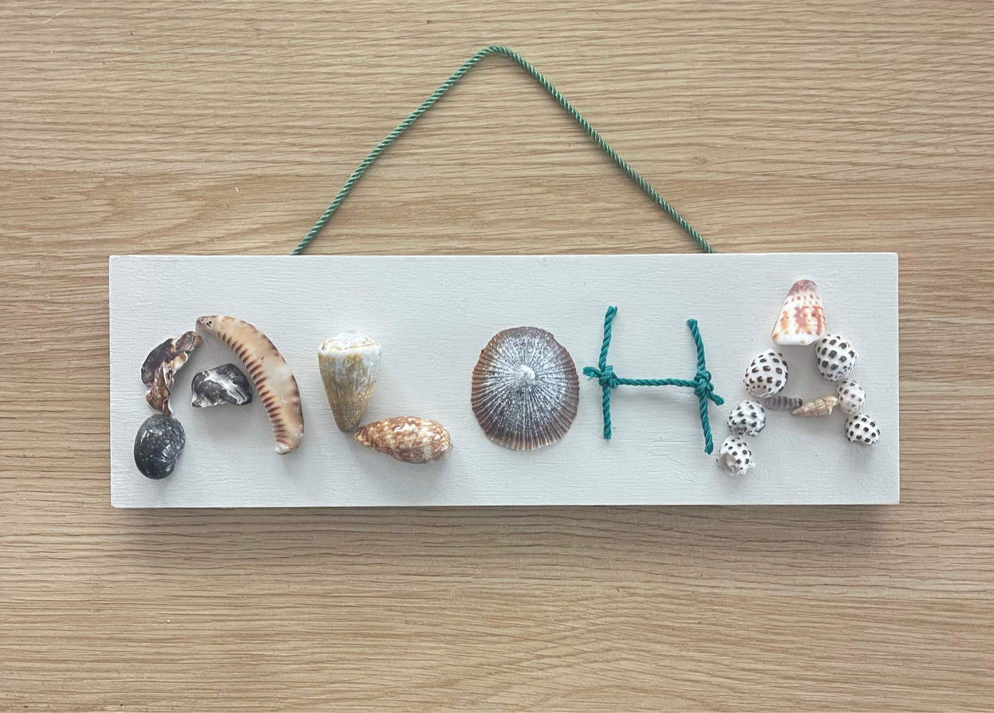 Shells ALOHA Welcome Sign Home Decor Made in Hawaii