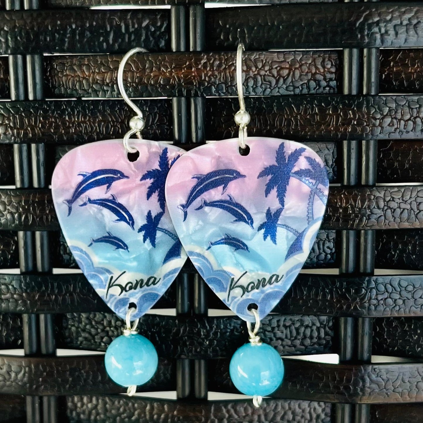 ASSORTED Fun in the Sun Guitar Pick Earrings