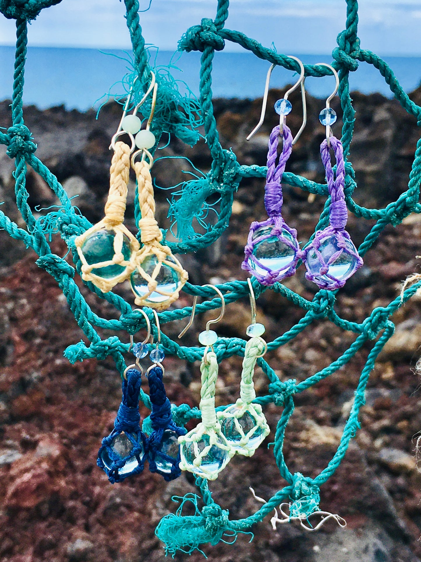 Glass “Buoy” Earrings